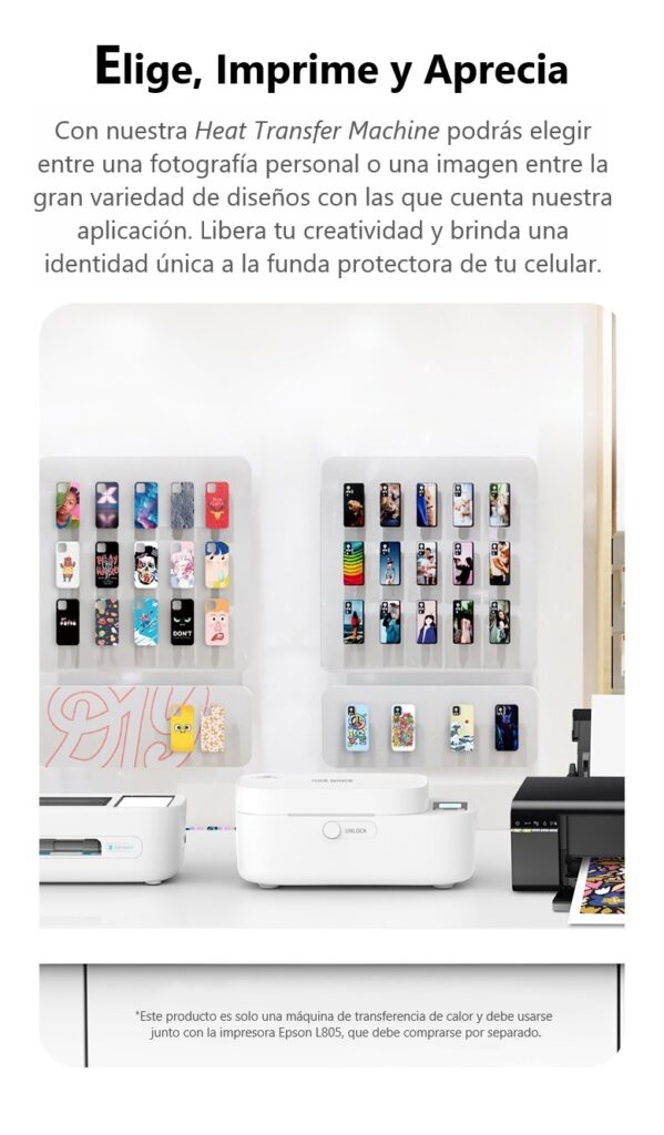 maquina para personalizar fundas de teléfonos celulares